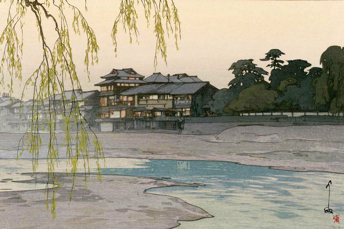 Kamogawa by Hiroshi Yoshida