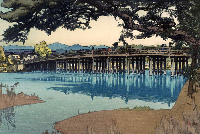 Seta Bridge by Hiroshi Yoshida