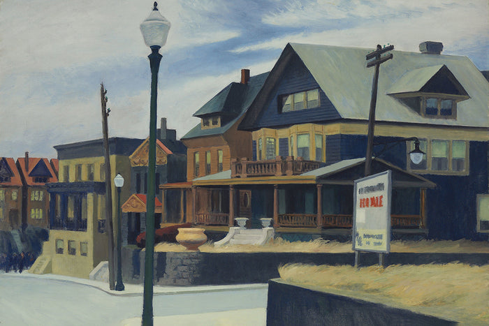 East Wind Over Weehawken by Edward Hopper