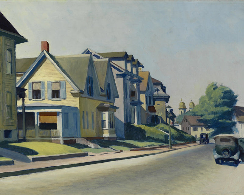 Sun on Prospect Street by Edward Hopper