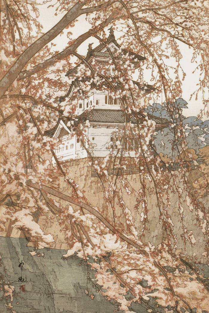 Hirosaki Castle by Hiroshi Yoshida