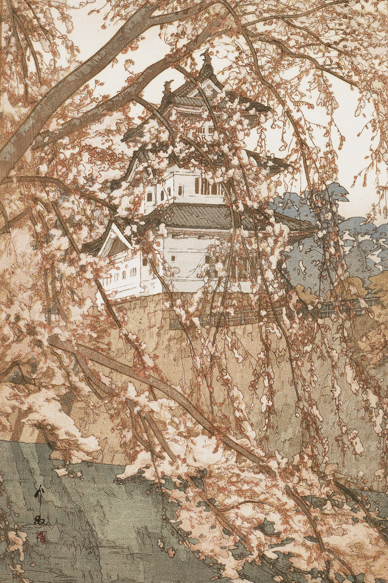 Hirosaki Castle by Hiroshi Yoshida