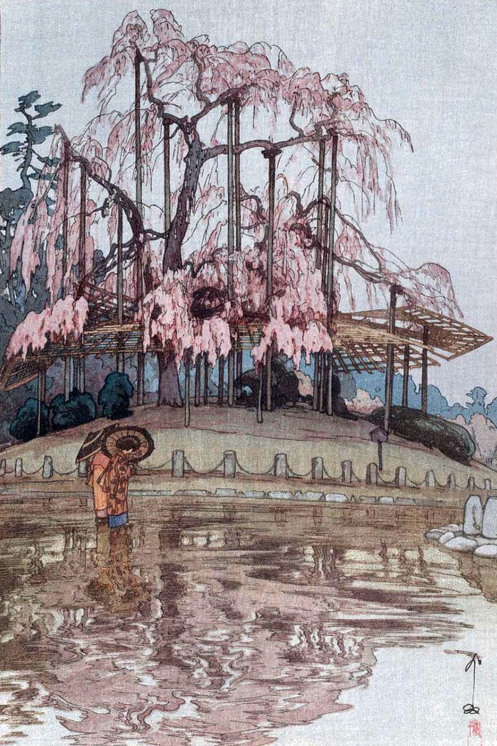 Harusame Spring Rain by Hiroshi Yoshida