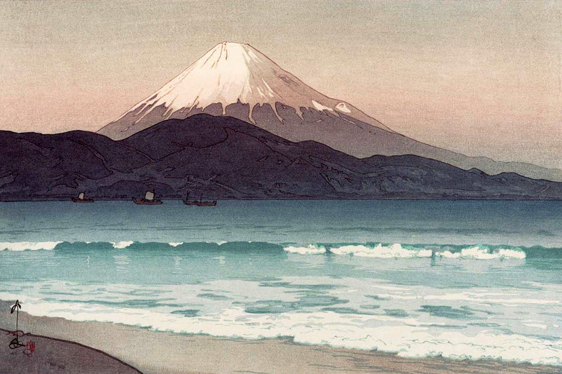 Fujiyama From Miho by Hiroshi Yoshida