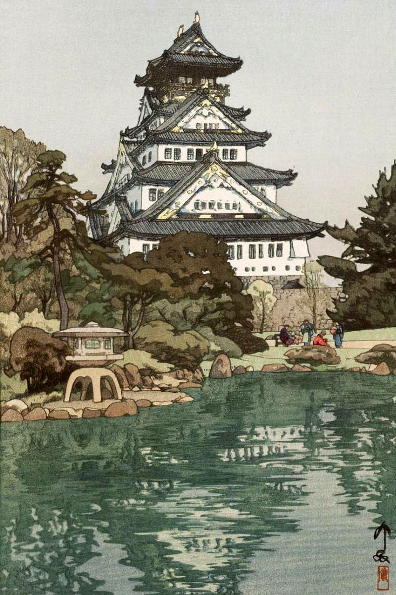 Osaka Castleby Hiroshi Yoshida