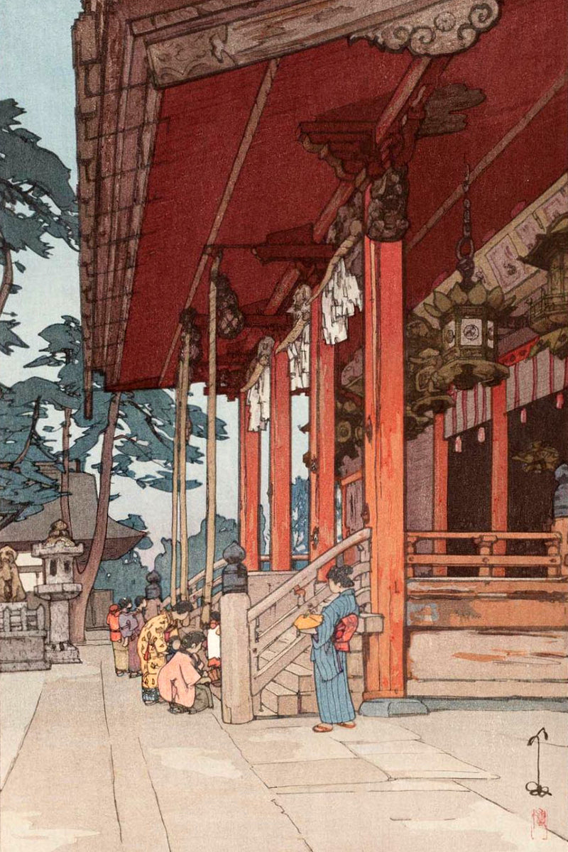 YasakaShrine by Hiroshi Yoshida