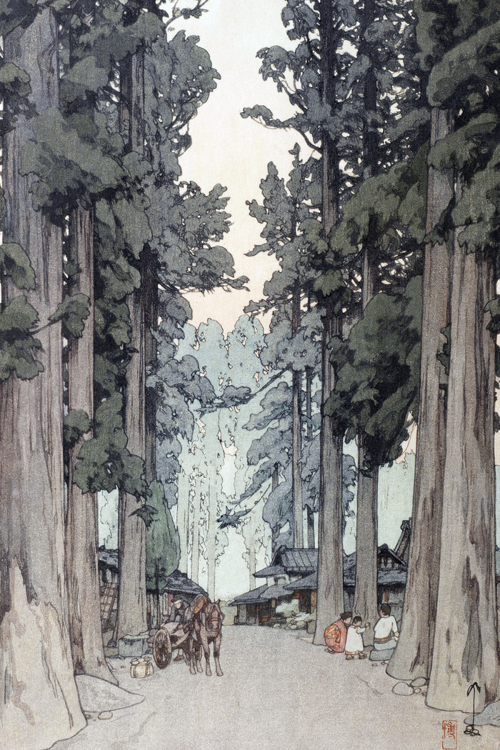 Cryptomeria Avenue by Hiroshi Yoshida