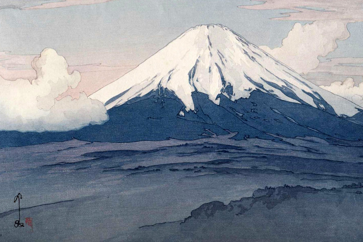 Fuji San From Yamanaka by Hiroshi Yoshida