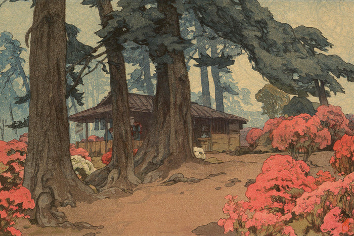 rest tea house by Hiroshi Yoshida