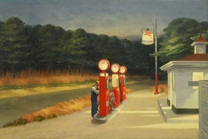 Gas by Edward Hopper