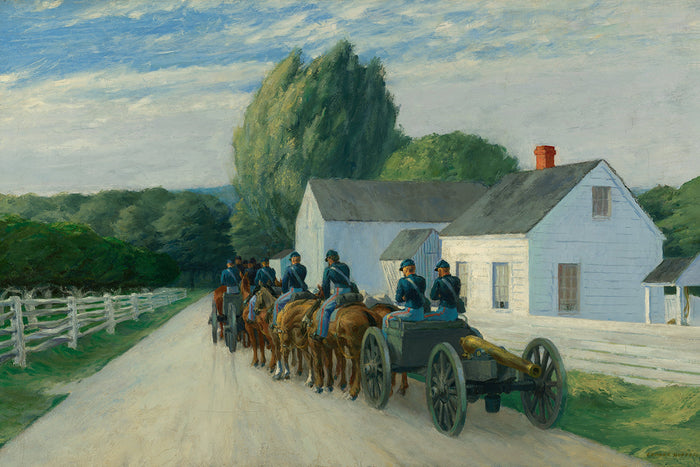 Light Battery at Gettysburg by Edward Hopper