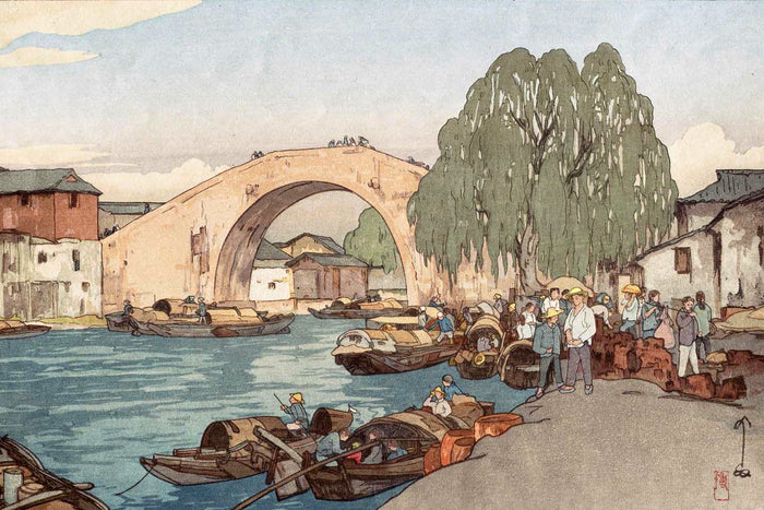 Suzhou by Hiroshi Yoshida