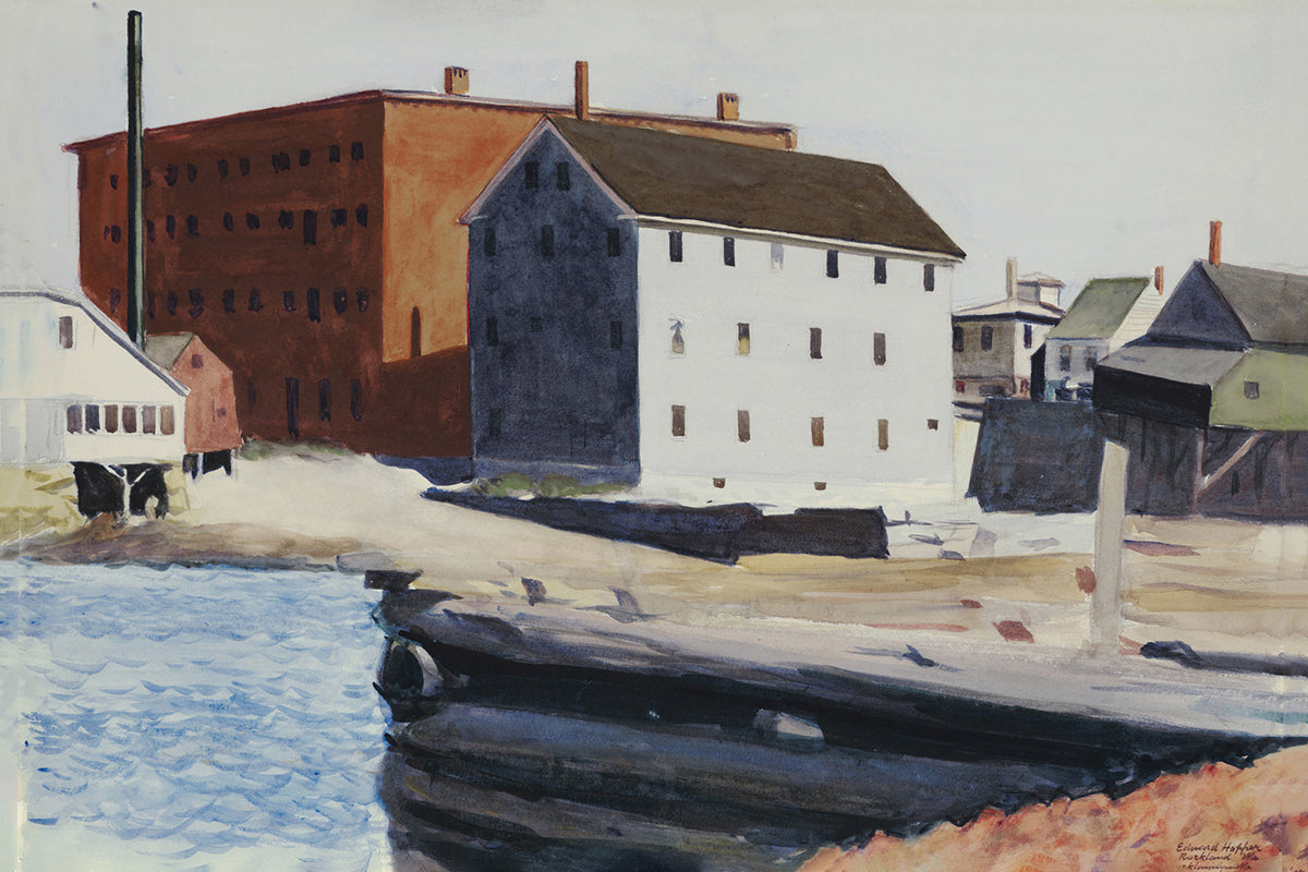 Rockland Harbor by Edward Hopper