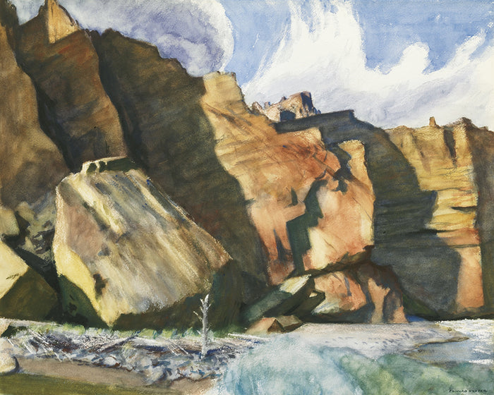 Shoshone Cliffs, Wyoming by Edward Hopper