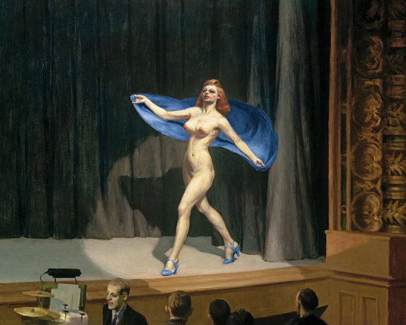 Girlie Show by Edward Hopper