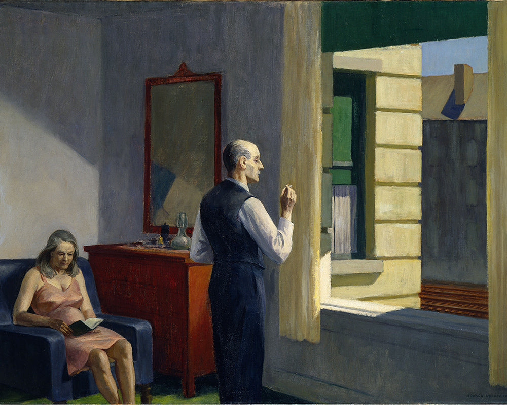 Hotel by a Railroad by Edward Hopper