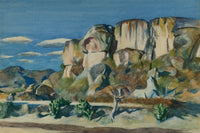 Cliffs Near Mitla, Oaxaca by Edward Hopper