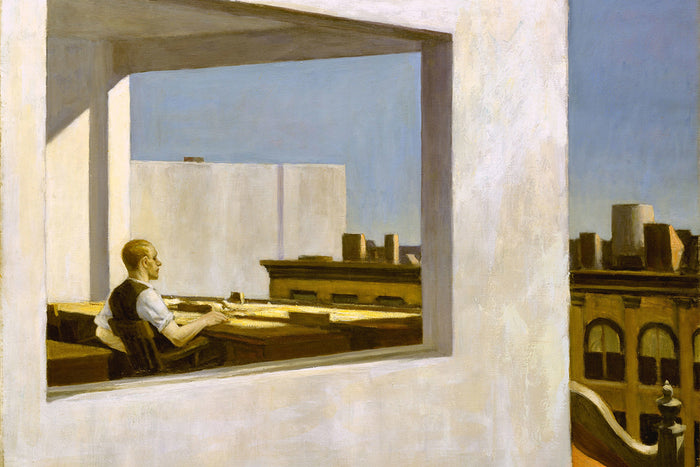 Office in a Small City by Edward Hopper