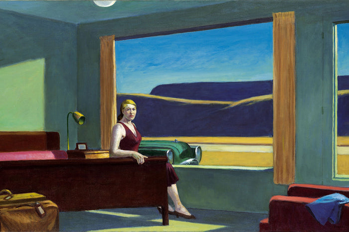 western motel by Edward Hopper