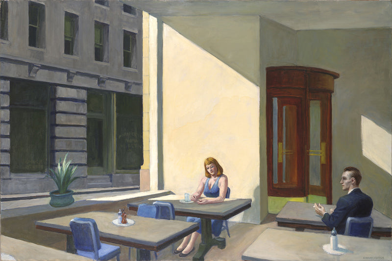 Sunlight in a Cafeteria by Edward Hopper