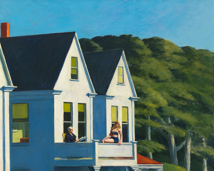 Second Story Sunlight by Edward Hopper