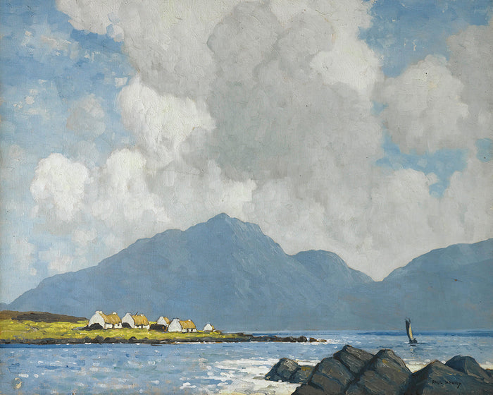 A Connaught Fishing Village by Paul Henry