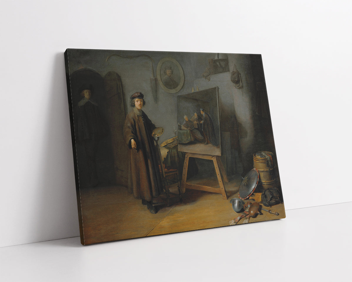 A Painter in His Studio by Rembrandt Harmenszoon van Rijn