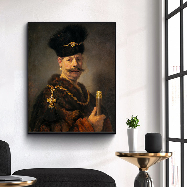 A Polish Nobleman by Rembrandt Harmenszoon van Rijn