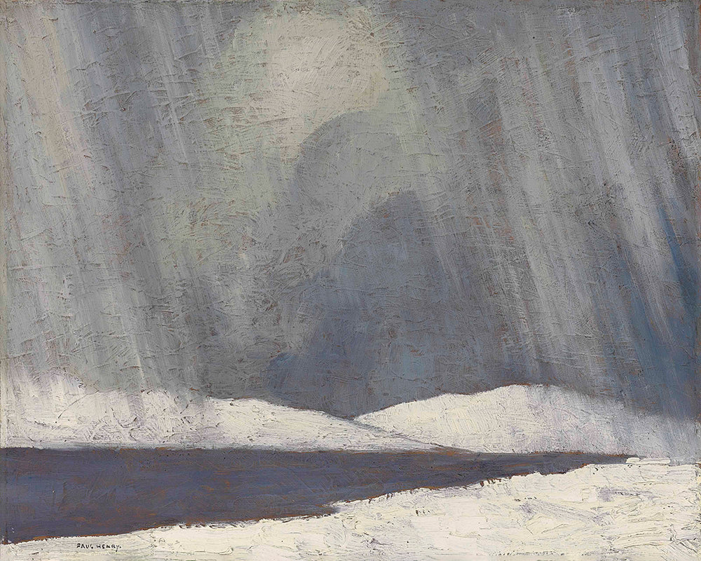 A Snow Shower over a Lake by Paul Henry
