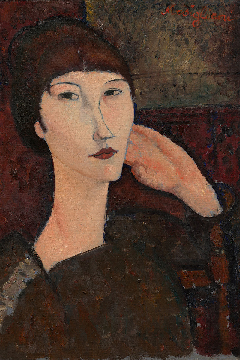 Adrienne  by Amedeo Modigliani