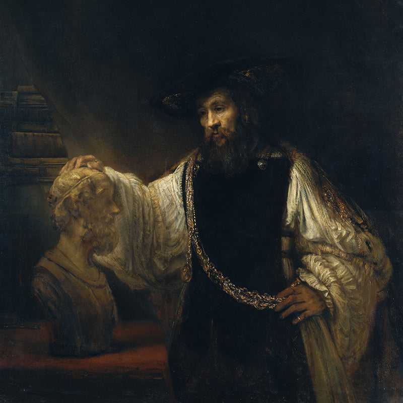 Aristotle with a Bust of Homer by Rembrandt Harmenszoon van Rijn