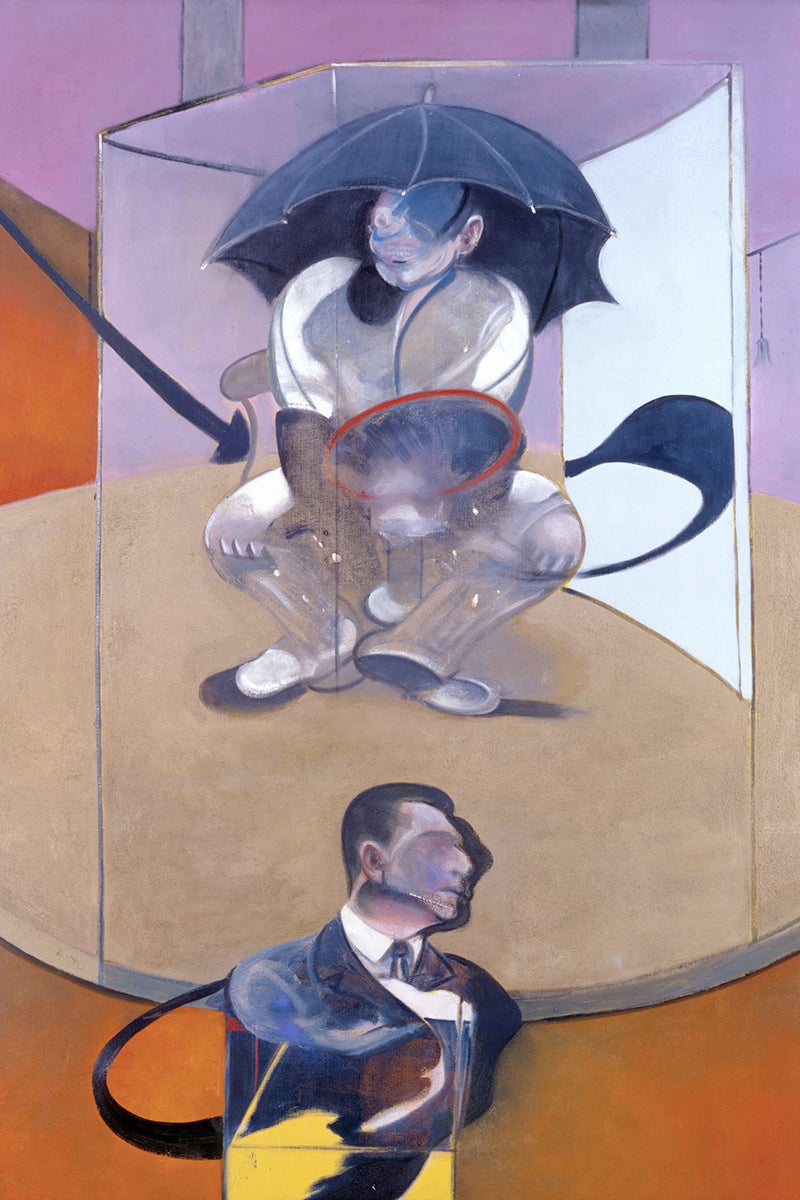 Seated-figure by Francis Bacon