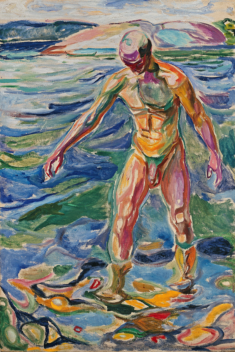 Bathing Man by Edvard Munch