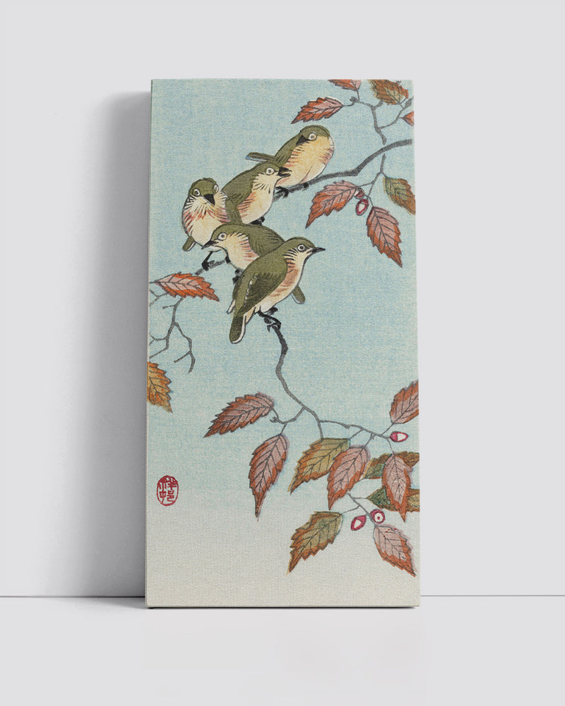 Birds on a branch by Ohara Koson