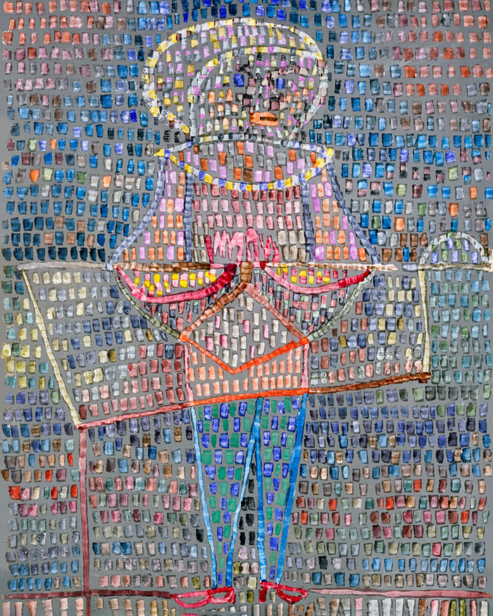 Boy in Fancy Dress  by Paul Klee