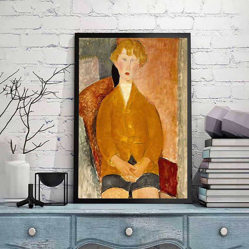 Boy in Short Pants by Amedeo Modigliani
