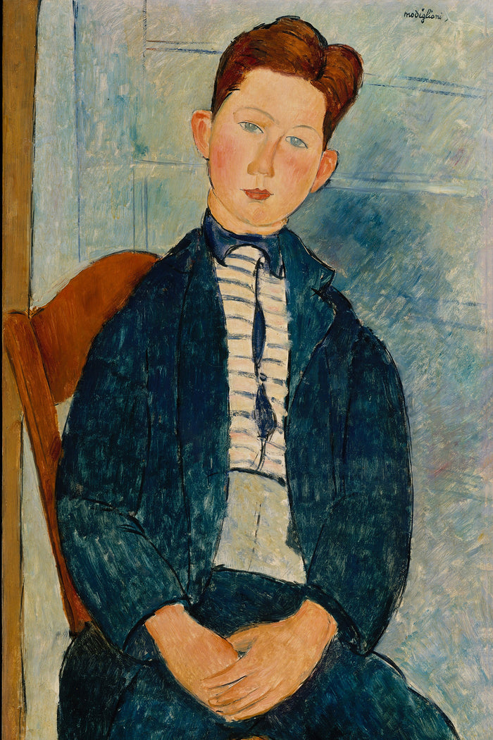 Boy in a Striped Sweater by Amedeo Modigliani