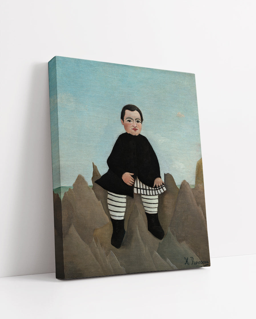 Boy on the Rocks by Henri Rousseau