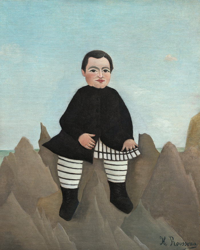Boy on the Rocks by Henri Rousseau