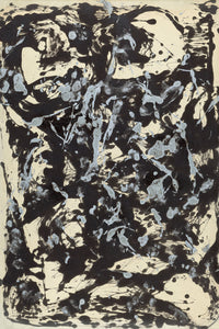 Brown and Silver I by Jackson Pollock