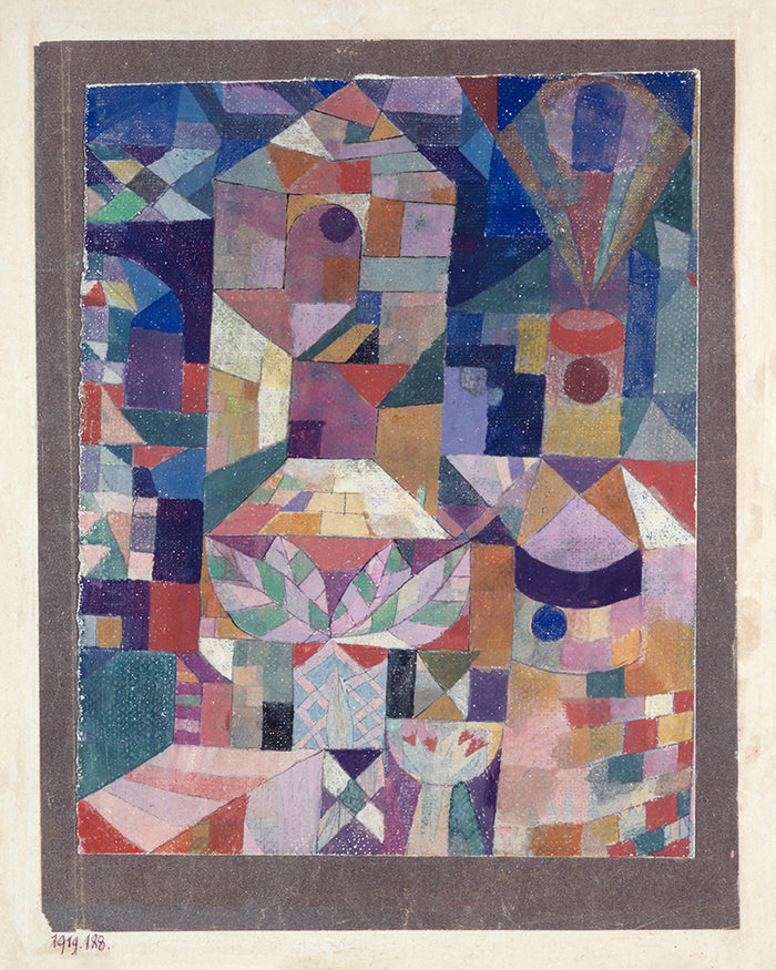 Burggarten (1919) by Paul Klee