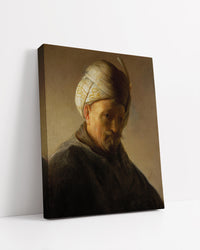 Bust of An Old Man with Turban by Rembrandt Harmenszoon van Rijn