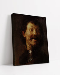 Bust of a Laughing Man in Gorget by Rembrandt Harmenszoon van Rijn