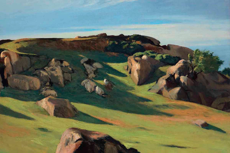 Cape Ann Granite  by Edward Hopper