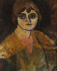 Carya, 1909 by Amedeo Modigliani