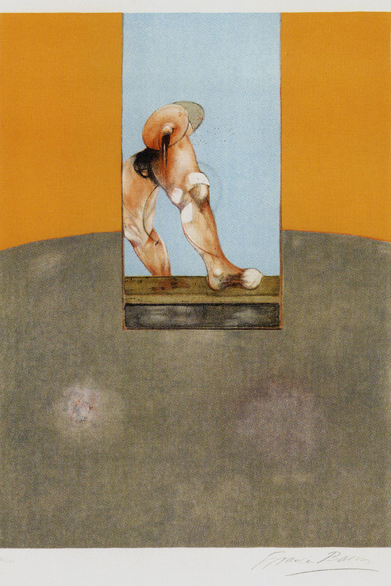 Centre panel of triptych by Francis Bacon