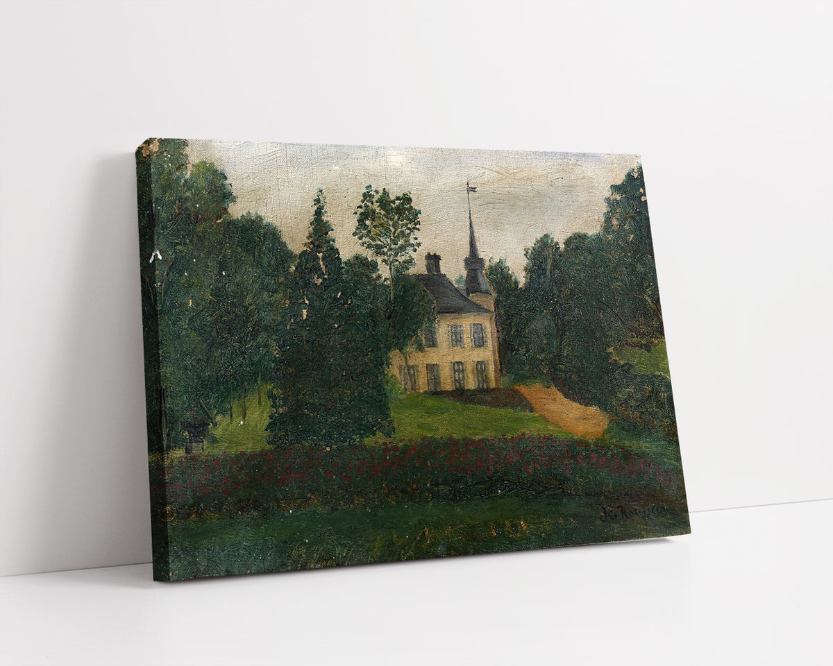 Chateau of Crepy in Valois by Henri Rousseau