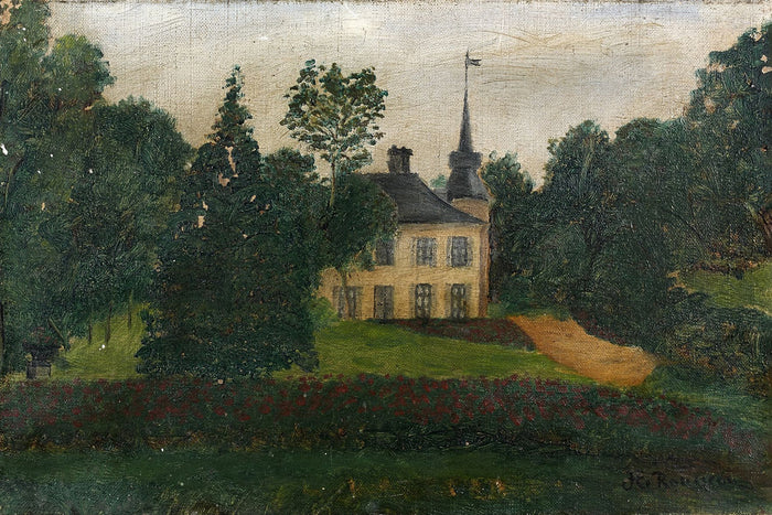 Chateau of Crepy in Valois by Henri Rousseau