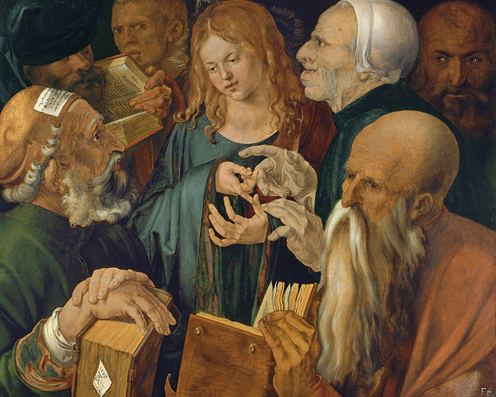 Christ amog the Doctors by Albrecht Durer