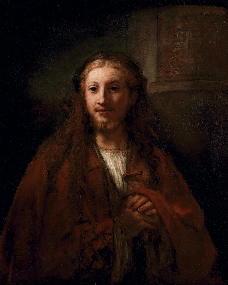 Christ with a Staff by Rembrandt Harmenszoon van Rijn